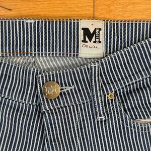 Missoni Blue White Striped Slim Jeans Made in Italy Size 27